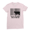 you can't love animals and eat them too! Ladies Fitted T-Shirt