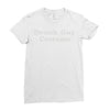 drunk guy costume Ladies Fitted T-Shirt