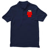 snoopy parody pug w Men's Polo Shirt