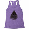 i do smart things Racerback Tank