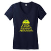 easy like sunday morning t shirt Women's V-Neck T-Shirt