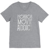 horror movie addict V-Neck Tee