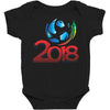 world cup 2018 Baby Bodysuit
