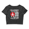 as a scorpio i have 3 sides Crop Top