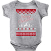 merry christmas ugly christmas sweater Baby Bodysuit