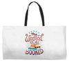 i'm booked Weekender Totes