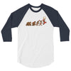 retro evolution 3/4 Sleeve Shirt