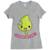 leaf me alone Ladies Fitted T-Shirt