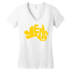 yeah nah Women's V-Neck T-Shirt