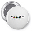 Pivot of The Friends Parody Pin-back button
