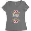 Daddy's Girl Women's Triblend Scoop T-shirt