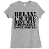 relax! i'm the best man Ladies Fitted T-Shirt