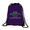 my bass look fat Drawstring Bags