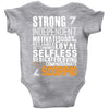 Strong Independent Motivated Scorpio Baby Onesie