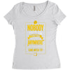 nobody exists on purpose Women's Triblend Scoop T-shirt