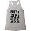 buffy spirit animal Racerback Tank