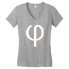 phi by numbers Women's V-Neck T-Shirt