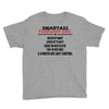 Smartass February Girl Youth Tee