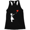 banksy style Racerback Tank