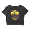 legends are born in 1988 hoodie 5 Crop Top