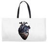 galaxy heart Weekender Totes