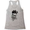 cat and crossbones Racerback Tank
