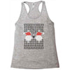ugly santa noel Racerback Tank