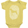 boxer fingerprint Baby Bodysuit