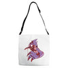 mordecai from regular show, walking dead Adjustable Strap Totes