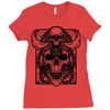 skull Ladies Fitted T-Shirt
