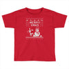 christmas funny dog &amp; snowman Toddler T-shirt