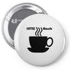 coffee snob Pin-back button