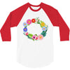 personalize baby name bodysuit 3/4 Sleeve Shirt