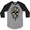 skull snake 3/4 Sleeve Shirt