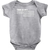 my drinking shirt funny Baby Bodysuit