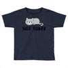 Cat Says Not Today Toddler T-shirt