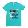 mom moon&amp;back Ladies Fitted T-Shirt