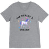 i'm really a unicorn V-Neck Tee