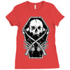 coffin and reaper Ladies Fitted T-Shirt