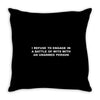 battle of wits Throw Pillow