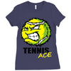 pro tennis ball Ladies Fitted T-Shirt