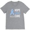 hope love cure stomach cancer awareness V-Neck Tee