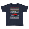 santa only comes once a year grandad is always here to cheer Toddler T-shirt