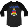 quebec coat of arms canada 3/4 Sleeve Shirt