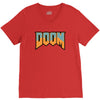Wtf Doom Black Stroke V-Neck Tee