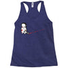 sad psycho Racerback Tank