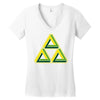 triforce illusion zelda Women's V-Neck T-Shirt