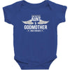 i have two titles aunt and godmother Baby Bodysuit