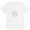 Compass Whit Circle V-Neck Tee