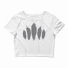 bird feathers nature Crop Top